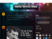 Tablet Screenshot of helloworld.helloworldweb.com